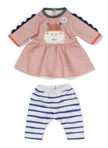 Leļļu kleita Peterkin BABY born Dress Jungle 36 cm lellēm, salokāma, no 1 gada