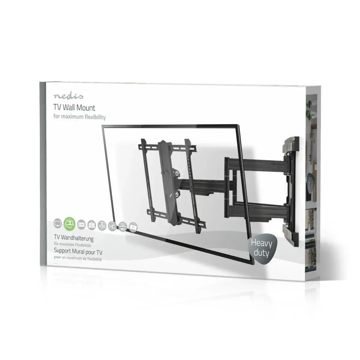 Nedis TVWM6551BK настенное крепление для 80" Photo 6