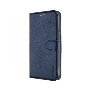 Чехол-книжка FIXED Opus для Samsung Galaxy A57 5G — синтетическая кожа, синий, магнитный