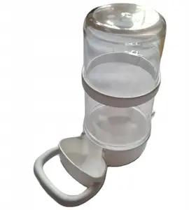 Bird waterer/feeder Panama Pet PP-51518 transparent plastic, 7.5×14×15 cm