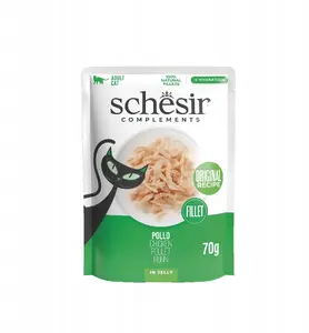 Влажный корм для кошек Schesir Complements курица в желе 70 г пауч