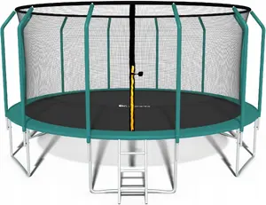 Garden trampoline Funfit 312 cm for children with external safety net and ladder