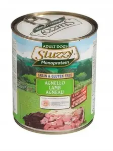 Mitru barība suņiem STUZZY Monoprotein SY-2005 — jēra paštē, 800 g kārba