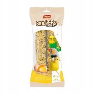 Vitapol Smakers яичный лакомство для мелких птиц в фольге 50 г — упаковка 6 шт.