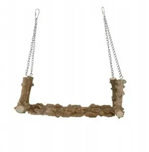 Bird Swing Panama Pet wood 37 x 15 x 12 cm with metal chain