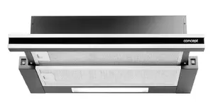 Extractor hood Concept Solution OPV3560, stainless steel, 300 m³/h, recirculating, 600×315×≥190 mm