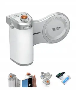 Telesin MagSafe Magnetic Grip with Bluetooth Remote and 3200mAh Battery for iPhone