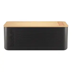 Хлебница BODUM 11555-01, пластик, чёрная — 364×234×137 мм