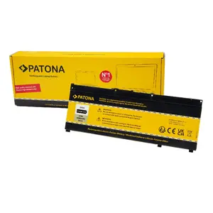 Akumulators PATONA 2917 LiPo 4380 mAh priekš saderīgiem HP Pavilion un Omen klēpjdatoriem, melni‑dzeltens, 0,272 kg