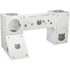 Cat Tunnel Trixie Finca Felice — cardboard tunnel 1250×620×620 mm, white