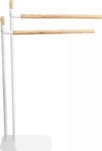 Free-standing towel holder Sourcing Albany, white finish, freestanding bathroom stand