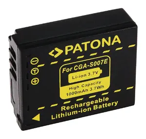 Camera/camcorder battery Immax PT1043 Lithium‑Ion 1000 mAh, dimensions 36.3×29.7×11.9 mm