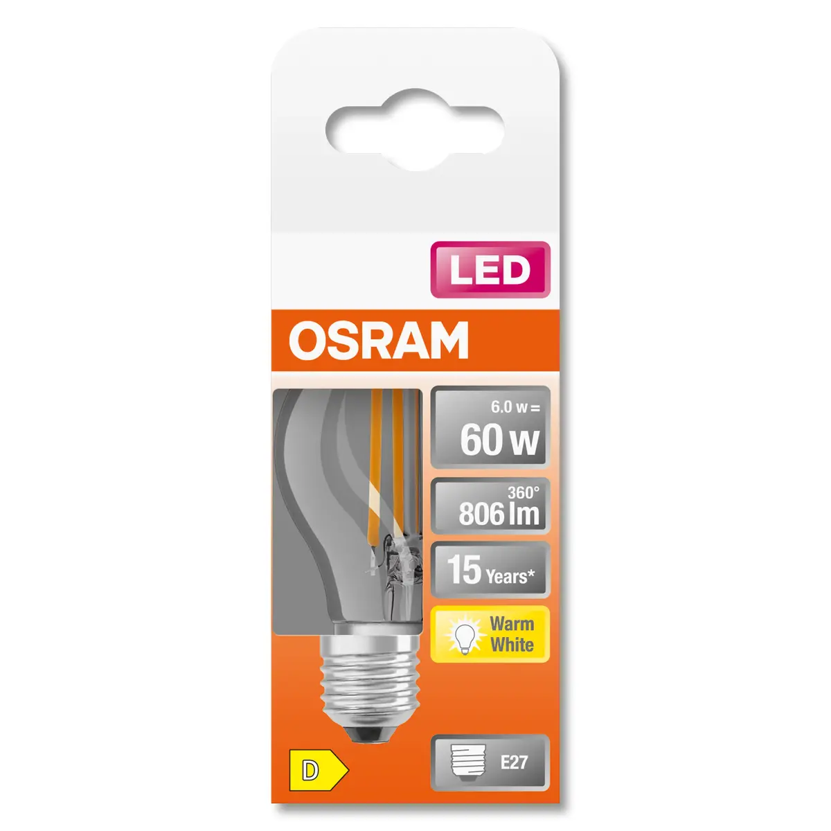 Osram STAR LED лампа 5.5 Вт E27 2700 K Photo 4