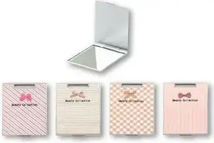 Pocket cosmetic mirror TOP CHOICE Beauty Collection square model 85567 — compact portable makeup mirror