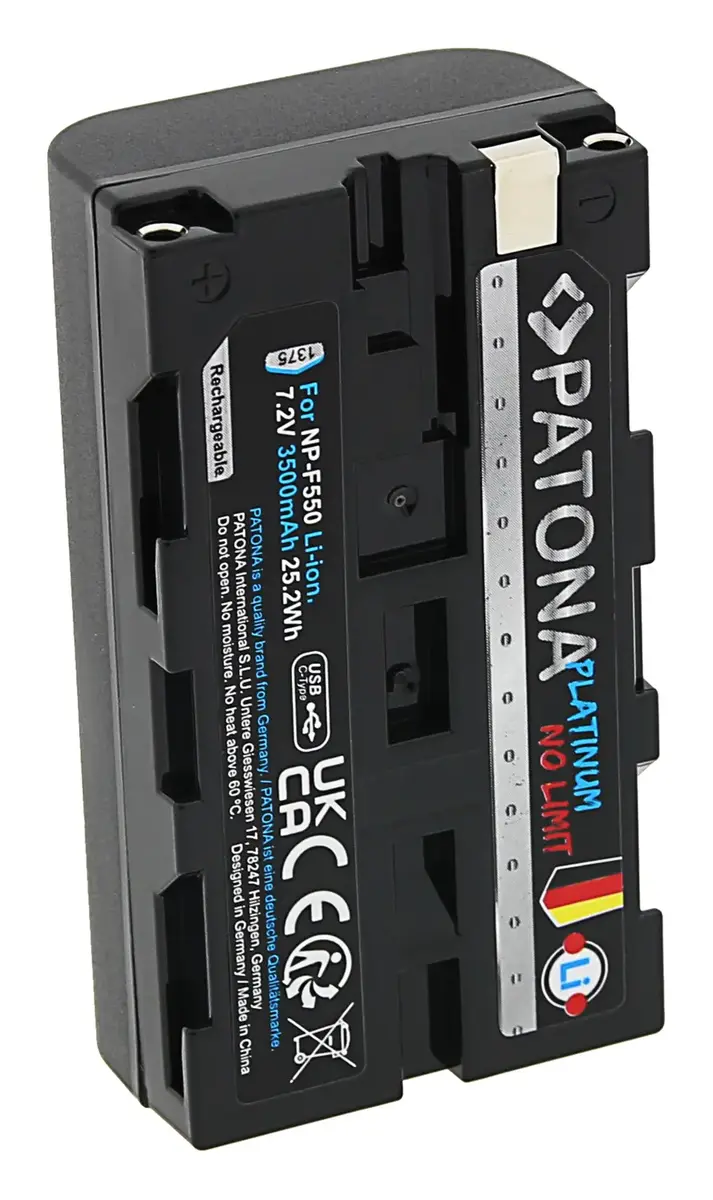 PATONA Platinum аккумулятор NP-F550 NP-F750 3350 mAh Photo 4