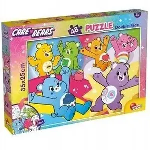Puzzle double-sided 48 pieces Lisciani Troskliwe misie m-plus (children’s educational jigsaw)