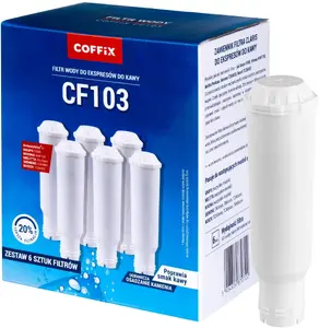 Ūdens filtra kasetnes Coffix CF103 aizstājēji priekš Melitta Nivona Krups Bosch Siemens — 6 gab.