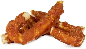 Suņu našķis hau & miau Pausesnack — raupjas ādas nūjiņas ar truša gaļu, 500 g
