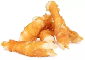 Suns našķis hau & miau Puzzo Snack — jēra ragi/vai kājiņas apvītas ar vistu, 1 kg