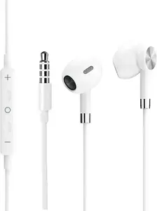 Vadu austiņas Samsung Dawnkey Magnetic Earphone ar 3,5 mm spraudni, baltas