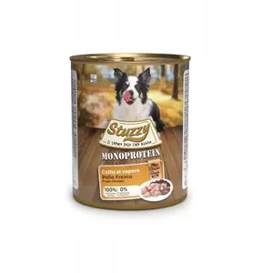 Влажный корм для собак STUZZY Monoprotein паштет из свежей курицы 800 г, банка