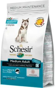 Sausais barība suņiem Schesir Original SR-0089 — zivis, 3 kg, pieaugušiem vidējām šķirnēm