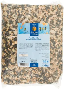 Корм для птиц Garden Fun Karma dla sikorek 1 kg — смесь для синиц, 1 кг