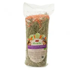 Hay with Carrot Vitapol Vita Herbal Siano z marchewką 800 g – vitapol natural forage for small herbivores 800g