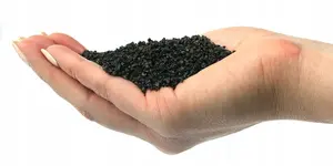 Akvārija grants AQUA DELLA Gravel Black 1–3 mm, melns, 9 kg