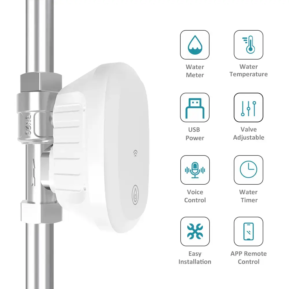 Умный водяной клапан PNI SV180 PRO Wi‑Fi DN20 10 бар Photo 3