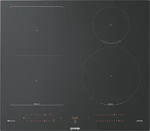 Built-in induction hob Gorenje GI6433SRWF, 59.5 cm, 4 cooking zones, touch control, black