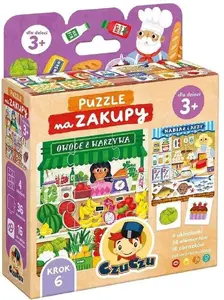 Children's shopping puzzle B-kids CzuCzu Puzzle Na zakupy 3+ — educational jigsaw for 3+ years