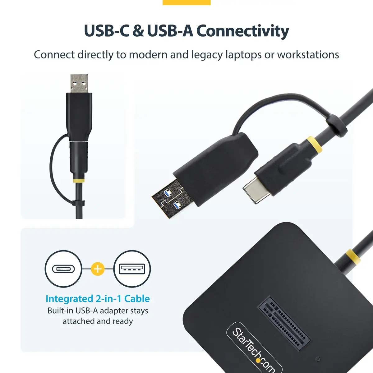 StarTech M.2 NVMe doka adapteris USB-C/USB-A 10Gbps Photo 6