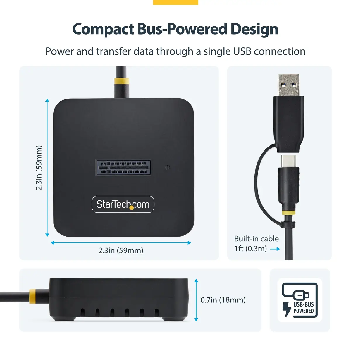 StarTech M.2 NVMe doka adapteris USB-C/USB-A 10Gbps Photo 8