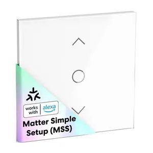 Smart WiFi Blind Switch Meross MRS100MA (Matter) — in-wall motorized blind controller, EU version
