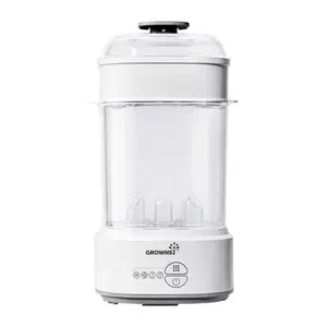 Pudeļu sterilizators ar žāvētāju Grownsy 916 — elektrisks bērnu pudeļu sterilizators un žāvēšanas ierīce (pelēks)