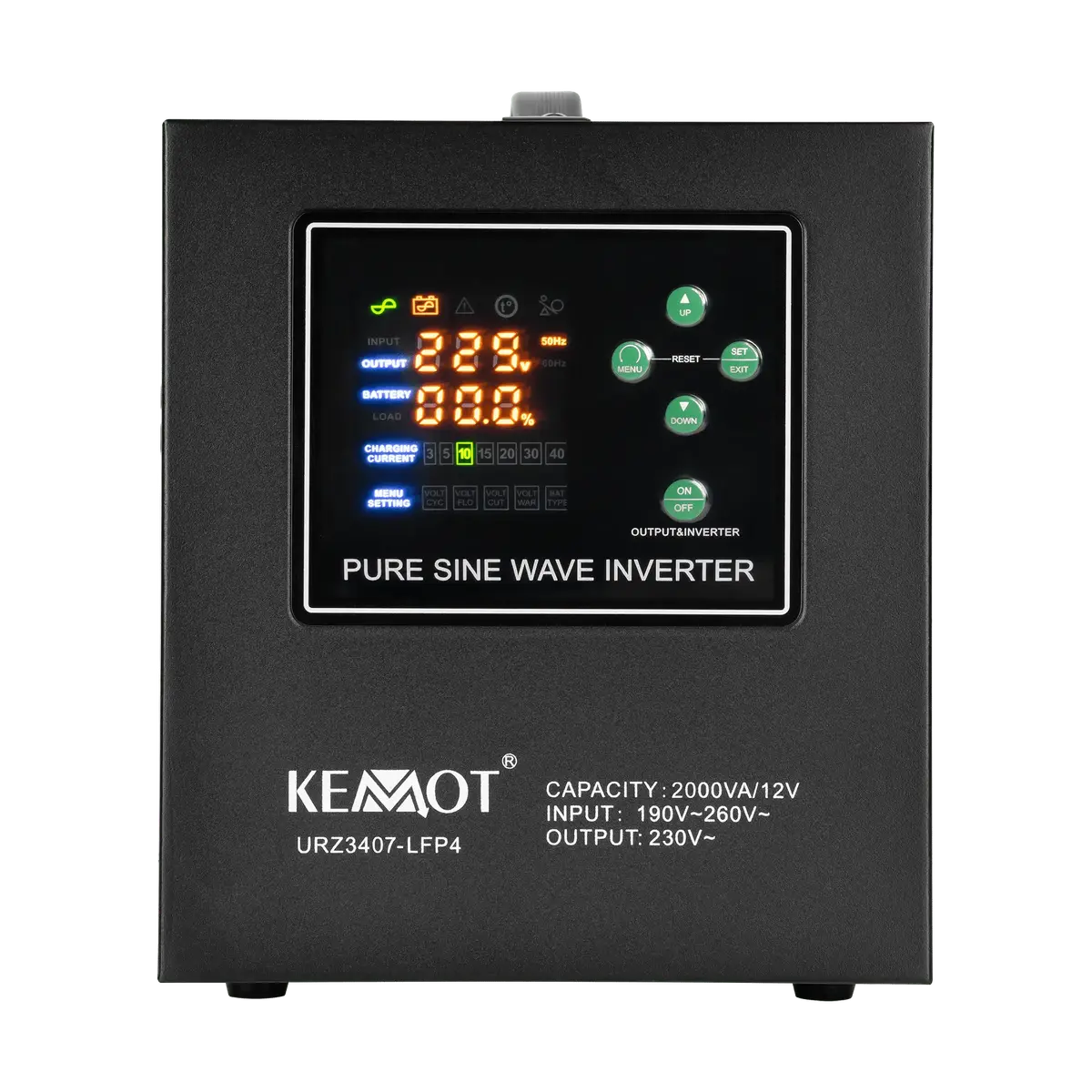 electro base INVER-1200-LFP 1200W Pure Sine Inverter Photo 2