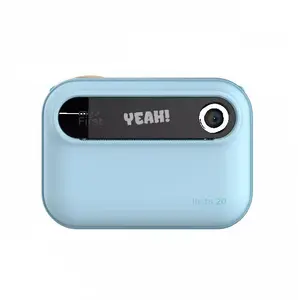 Instant camera bundle MYFIRST myFirst Camera Insta 20 with myFirst Cross Bag and 3 thermal paper rolls (stickers, white, color) - blue