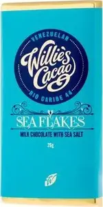 Šokolādes tāfelīte Willies Cacao Sea Flake ar jūras sāli 26 g