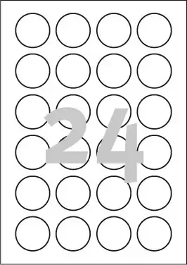 Avery Zweckform L3415-100 etiķetes A4, 24/lapa Photo 2