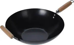 Wok pan Excellent Houseware 35 cm, nonstick frying pan for stir-fry and sauté