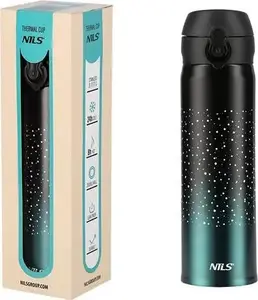 Ceļojumu krūze Triton NCB11 — izolēta nerūsējošā tērauda termokrūze, tilpums 350–500 ml (modelis Nils)