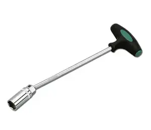 Socket for spark plugs 16 mm 3/8" with T-handle Honiton H-016