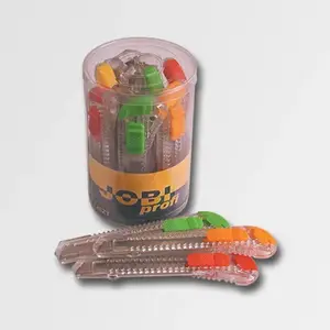 Wallpaper blades in tube JOBIprofi W19124 — 12 pieces, replacement blades for wallpaper knives