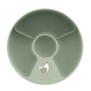 Bērnu šķīvis Little Dutch / rosti mepal 108002565399, olīvu krāsa, sadalīts šķīvis