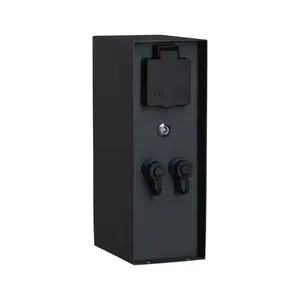 Lighting power supply Paulmann 94701, AC 230 V input, max 3680 W, stainless steel anthracite, 70×70×230 mm