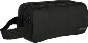 Пенал STARPAK PIORNIK SASZ 2ZAM BLACK — двухмолниевый, один отсек, модель STK PIO648