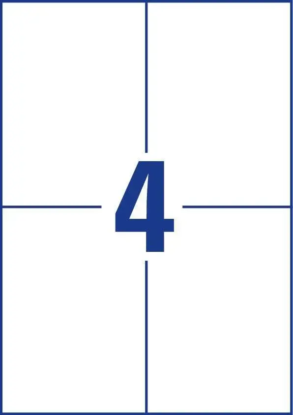 Avery Zweckform 6120 rectangle self-adhesive labels Photo 3