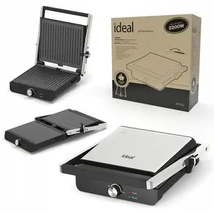 Electric grill ASTAR IK 1702 2000 W – indoor countertop grill, 2000 W power