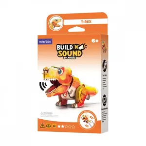 Educational 3D Puzzle T-Rex model, MG DYSTRYBUCJA MierEdu Build and Listen (PP1123)